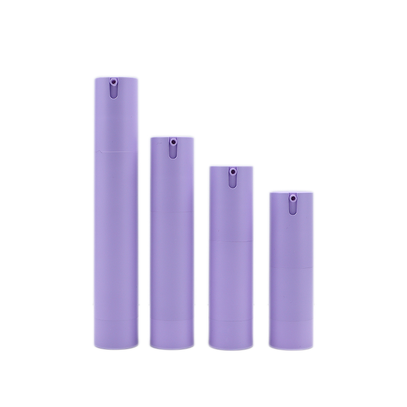 10 ml 15 ml 20 ml 30 ml U-vormige persende paarse cosmetische airless fles